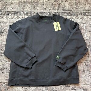 Daily Drills Vintage Black Oversized Crew